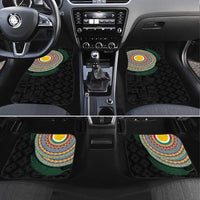Shefa Tribal Tattoo with Namele Leaves Car Mats LT03 Set 4pcs Black - Polynesian Pride