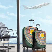 Shefa Tribal Tattoo with Namele Leaves Luggage Cover LT03 - Polynesian Pride