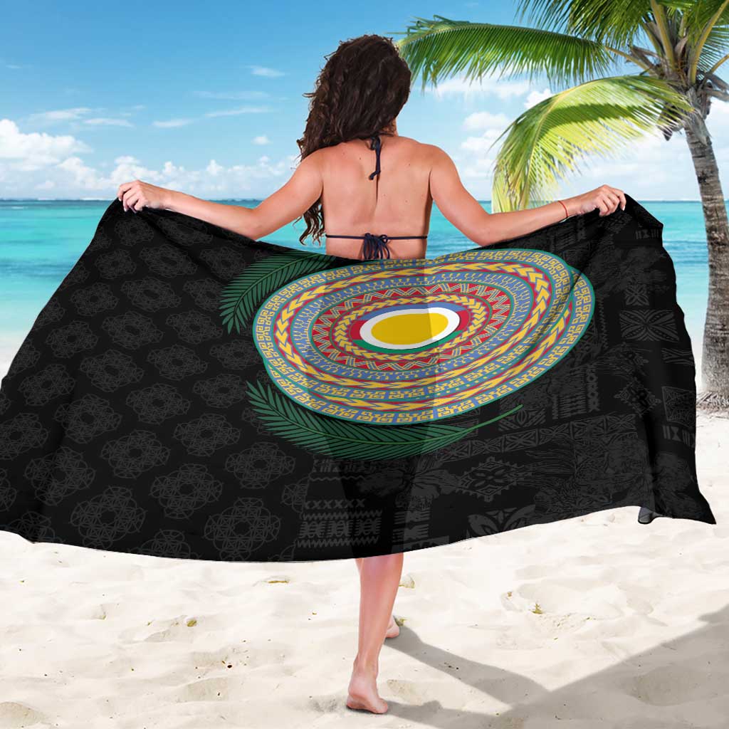 Shefa Tribal Tattoo with Namele Leaves Sarong LT03 - Polynesian Pride
