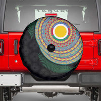 Shefa Tribal Tattoo with Namele Leaves Spare Tire Cover LT03 - Polynesian Pride