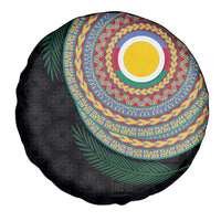 Shefa Tribal Tattoo with Namele Leaves Spare Tire Cover LT03 - Polynesian Pride