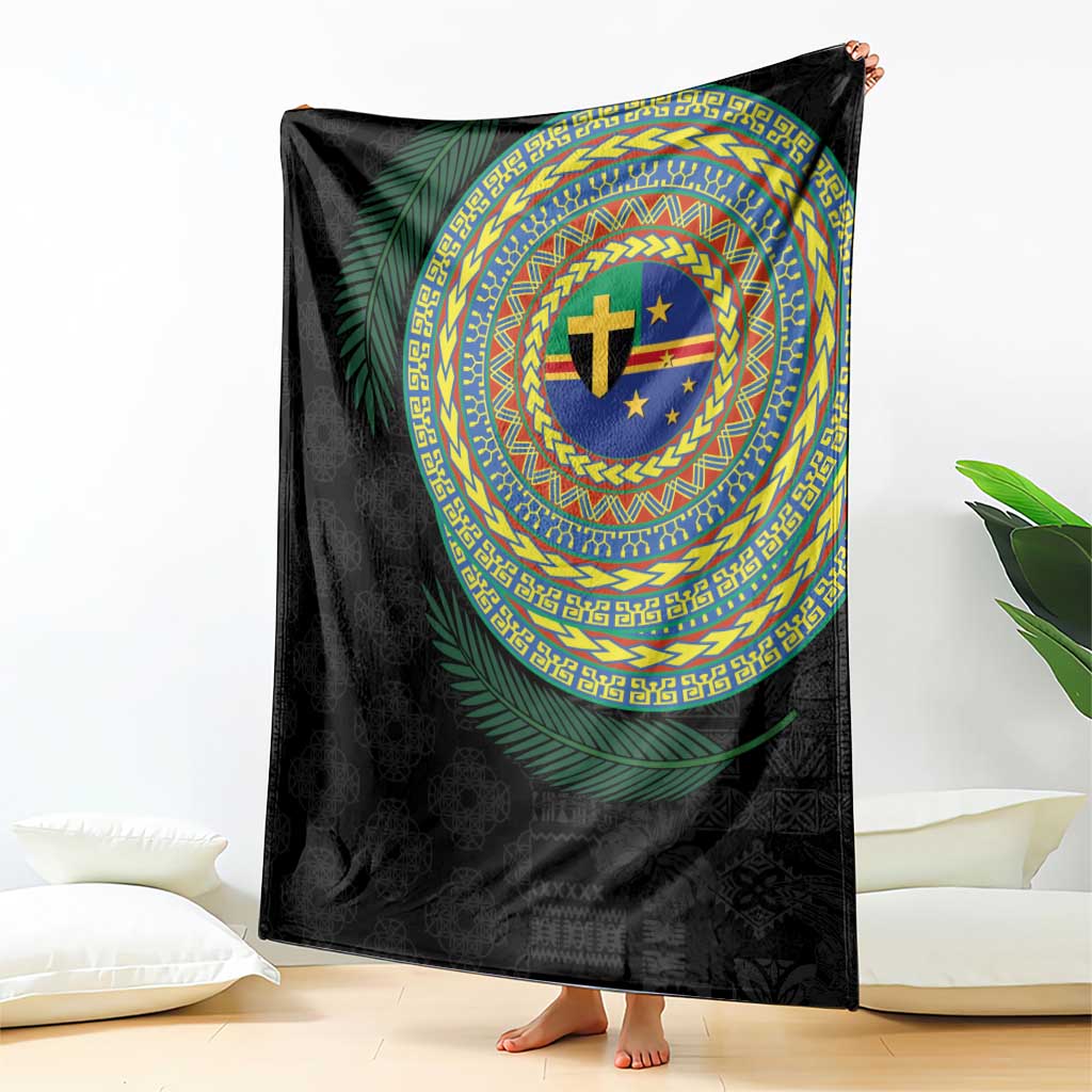 Tafea Tribal Tattoo with Namele Leaves Blanket LT03 - Polynesian Pride