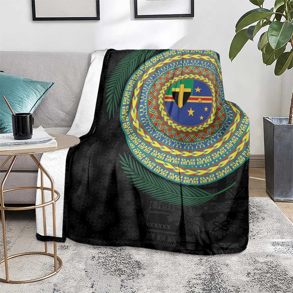 Tafea Tribal Tattoo with Namele Leaves Blanket LT03 - Polynesian Pride