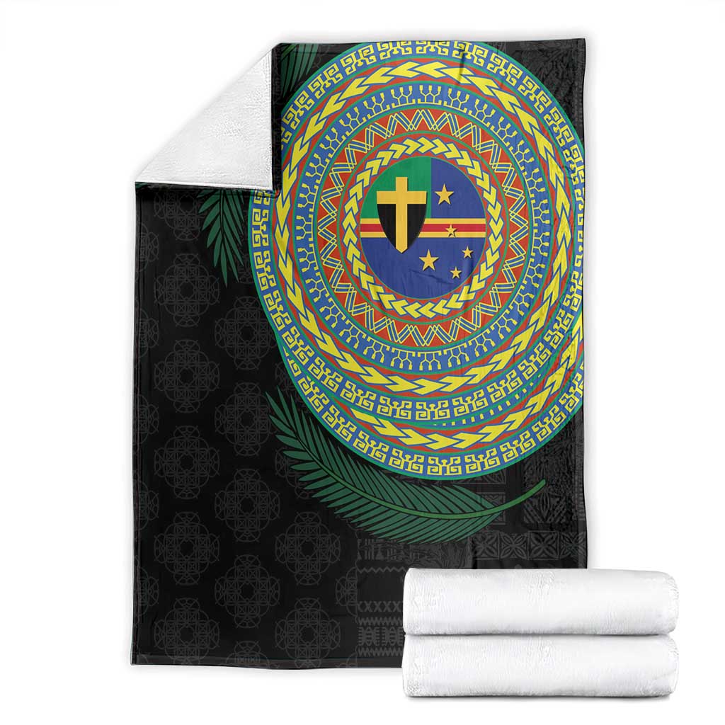 Tafea Tribal Tattoo with Namele Leaves Blanket LT03 - Polynesian Pride