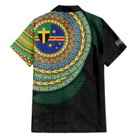 Tafea Tribal Tattoo with Namele Leaves Hawaiian Shirt LT03 - Polynesian Pride