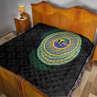 Tafea Tribal Tattoo with Namele Leaves Quilt LT03 - Polynesian Pride