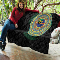 Tafea Tribal Tattoo with Namele Leaves Quilt LT03 - Polynesian Pride
