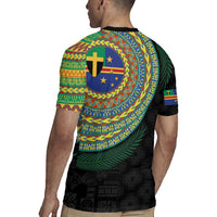 Tafea Tribal Tattoo with Namele Leaves Rugby Jersey LT03 - Polynesian Pride