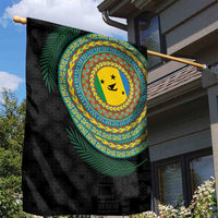 Malampa Tribal Tattoo with Namele Leaves Garden Flag LT03 - Polynesian Pride
