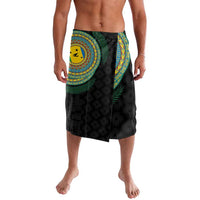Malampa Tribal Tattoo with Namele Leaves Lavalava LT03 Black - Polynesian Pride