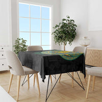Malampa Tribal Tattoo with Namele Leaves Tablecloth LT03 - Polynesian Pride