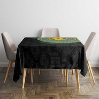 Malampa Tribal Tattoo with Namele Leaves Tablecloth LT03 - Polynesian Pride