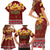 Aloha Plumeria Flowers Family Matching Short Sleeve Bodycon Dress and Hawaiian Shirt With Hawaiian Style Tapa Tribal