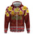 Aloha Plumeria Flowers Hoodie With Hawaiian Style Tapa Tribal