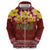 Aloha Plumeria Flowers Hoodie With Hawaiian Style Tapa Tribal