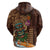 Hawaiian Tiki Mask Surfing Kakau Pattern Hoodie