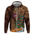 Hawaiian Tiki Mask Surfing Kakau Pattern Hoodie