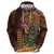 Hawaiian Tiki Mask Surfing Kakau Pattern Hoodie