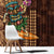 Hawaiian Tiki Mask Surfing Kakau Pattern Window Curtain