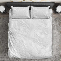 Niue White Sunday Bedding Set Hiapo Tribal Art Tattoos LT03 White - Polynesian Pride