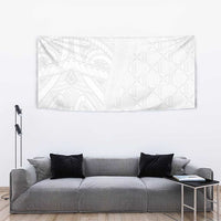 Niue White Sunday Tapestry Hiapo Tribal Art Tattoos LT03 - Polynesian Pride