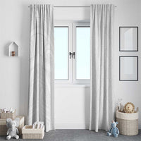 Niue White Sunday Window Curtain Hiapo Tribal Art Tattoos LT03 - Polynesian Pride