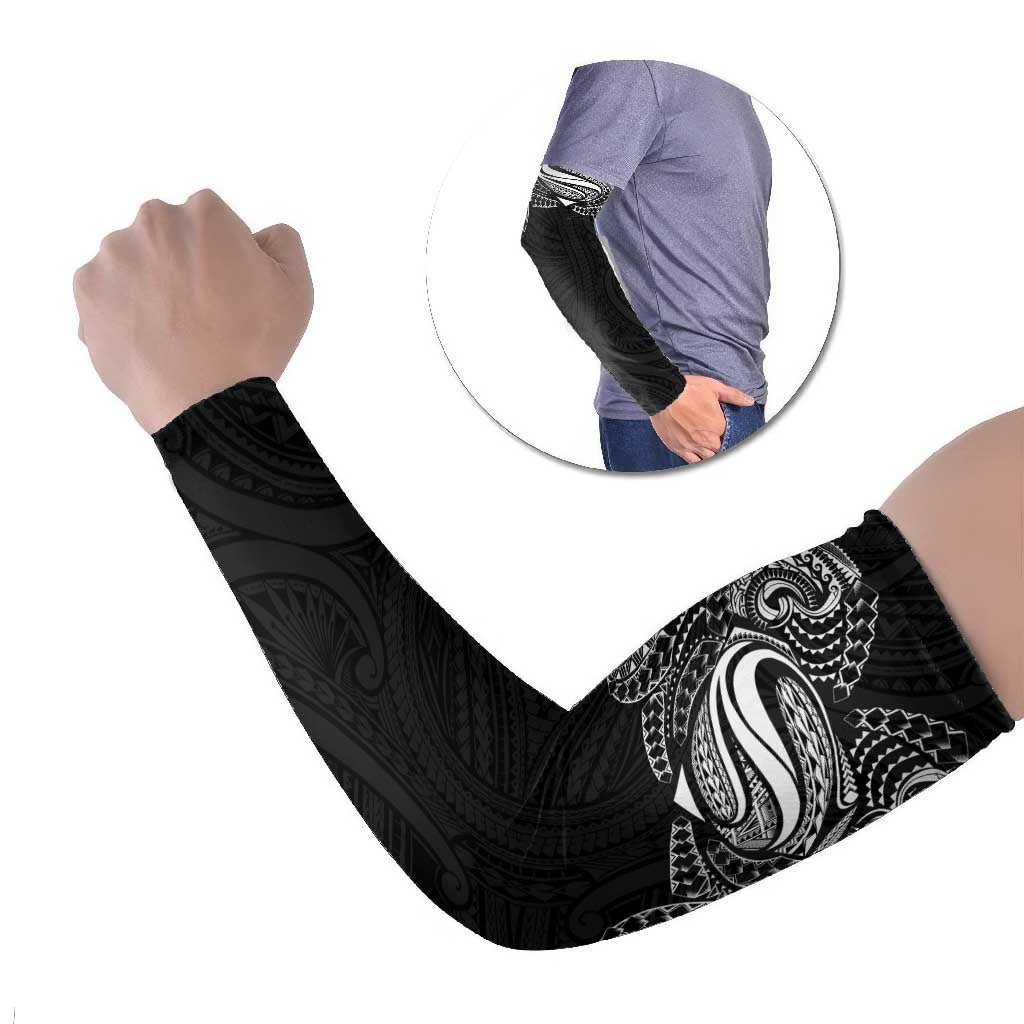 Super Samoan Traditional Tribal Art Tattoos Arm Sleeves Black Color LT03 Set of 2 Black - Polynesian Pride