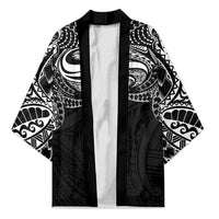 Super Samoan Traditional Tribal Art Tattoos Kimono Black Color LT03 Unisex Black - Polynesian Pride