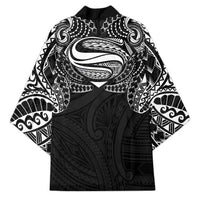 Super Samoan Traditional Tribal Art Tattoos Kimono Black Color LT03 - Polynesian Pride