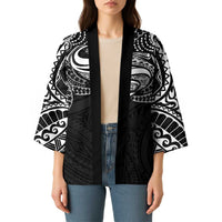 Super Samoan Traditional Tribal Art Tattoos Kimono Black Color LT03 - Polynesian Pride
