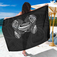 Super Samoan Traditional Tribal Art Tattoos Sarong Black Color LT03 One Size 44 x 66 inches Black - Polynesian Pride