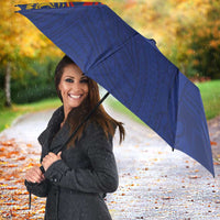 Super Samoan Traditional Tribal Art Tattoos Umbrella Blue Color LT03 - Polynesian Pride
