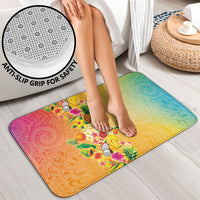 Hawaiian Tropical Fruits and Plants Bathroom Set Kakau Pattern Summer Vibe LT03 - Polynesian Pride