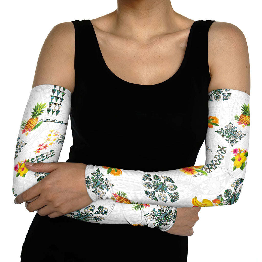 Hawaiian Quilts Arm Sleeves Tropical Fruits and Plants LT03 - Polynesian Pride