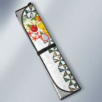 Hawaiian Quilts Auto Sun Shade Tropical Fruits and Plants LT03 - Polynesian Pride