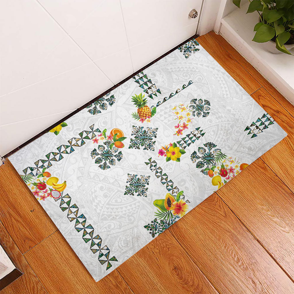Hawaiian Quilts Rubber Doormat Tropical Fruits and Plants LT03 - Polynesian Pride