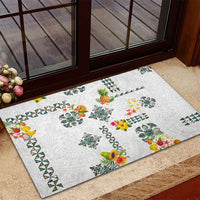 Hawaiian Quilts Rubber Doormat Tropical Fruits and Plants LT03 - Polynesian Pride