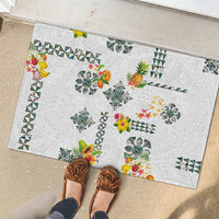 Hawaiian Quilts Rubber Doormat Tropical Fruits and Plants LT03 - Polynesian Pride