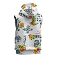 Hawaiian Quilts Sleeveless Zip Hoodie Tropical Fruits and Plants LT03 - Polynesian Pride