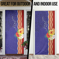 Kiribati Heritage Door Cover Map of the Islands and Polynesia Pattern LT03 - Polynesian Pride
