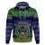 Pohnpei State Christmas Hoodie Coat of Arms Beautiful Merry Xmas Snowflake LT03 Blue - Polynesian Pride