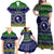 Chuuk State Christmas Family Matching Off Shoulder Maxi Dress and Hawaiian Shirt Coat of Arms Beautiful Merry Xmas Snowflake LT03 - Polynesian Pride