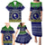 Chuuk State Christmas Family Matching Puletasi Dress and Hawaiian Shirt Coat of Arms Beautiful Merry Xmas Snowflake LT03 - Polynesian Pride