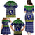 Chuuk State Christmas Family Matching Puletasi Dress and Hawaiian Shirt Coat of Arms Beautiful Merry Xmas Snowflake LT03 - Polynesian Pride