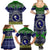 Chuuk State Christmas Family Matching Summer Maxi Dress and Hawaiian Shirt Coat of Arms Beautiful Merry Xmas Snowflake LT03 - Polynesian Pride