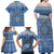 Kosrae Christmas Family Matching Off Shoulder Maxi Dress and Hawaiian Shirt Coat of Arms Beautiful Merry Xmas Snowflake LT03 - Polynesian Pride