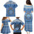 Kosrae Christmas Family Matching Puletasi Dress and Hawaiian Shirt Coat of Arms Beautiful Merry Xmas Snowflake LT03 - Polynesian Pride