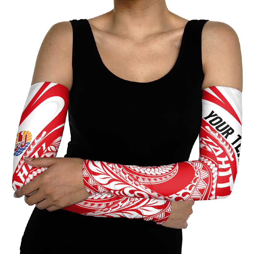 Personalised Tahiti Va'a Race Arm Sleeves Polynesian Tattoos Sporty Style LT03 - Polynesian Pride