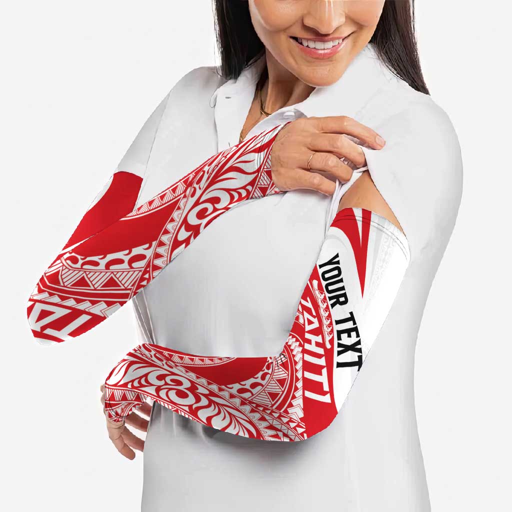 Personalised Tahiti Va'a Race Arm Sleeves Polynesian Tattoos Sporty Style LT03 - Polynesian Pride