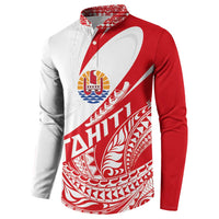 Personalised Tahiti Va'a Race Button Sweatshirt Polynesian Tattoos Sporty Style LT03 - Polynesian Pride